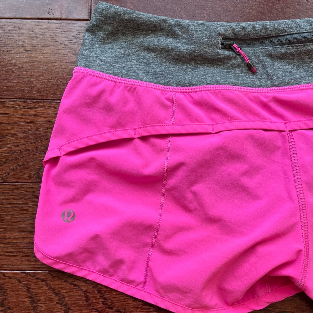 Pink lululemon shorts (sped ups)